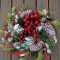 Welcoming Country Christmas Wreath Ideas For Your Front Door 48