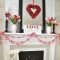 Best Valentines Day Mantel Decor Ideas That You Will Falling In Love With 27