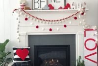 Best Valentines Day Mantel Decor Ideas That You Will Falling In Love With 30