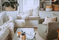 Gorgeous Bohemian Farmhouse Decorating Ideas For Your Living Room 03