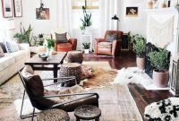 Gorgeous Bohemian Farmhouse Decorating Ideas For Your Living Room 04