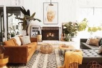 Gorgeous Bohemian Farmhouse Decorating Ideas For Your Living Room 07