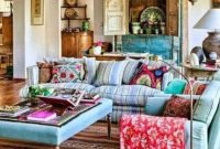 Gorgeous Bohemian Farmhouse Decorating Ideas For Your Living Room 08