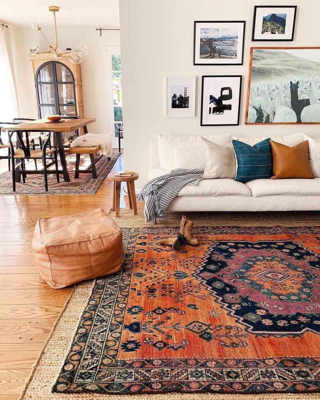 Gorgeous Bohemian Farmhouse Decorating Ideas For Your Living Room 19