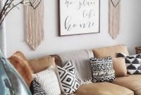 Gorgeous Bohemian Farmhouse Decorating Ideas For Your Living Room 32