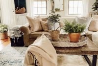 Gorgeous Bohemian Farmhouse Decorating Ideas For Your Living Room 47