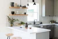 Gorgeous Small Kitchen Design Ideas For Your Small Home 51
