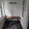 Impressive Black Floor Tiles Design Ideas For Modern Bathroom 06
