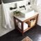 Impressive Black Floor Tiles Design Ideas For Modern Bathroom 19