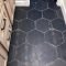 Impressive Black Floor Tiles Design Ideas For Modern Bathroom 29