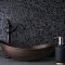 Impressive Black Floor Tiles Design Ideas For Modern Bathroom 30