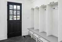 Impressive Black Floor Tiles Design Ideas For Modern Bathroom 37