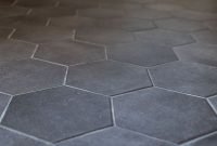 Impressive Black Floor Tiles Design Ideas For Modern Bathroom 43