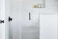 Impressive Black Floor Tiles Design Ideas For Modern Bathroom 45