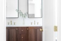 Impressive Black Floor Tiles Design Ideas For Modern Bathroom 49