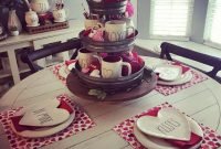 Most Inspiring Valentine’s Day Simple Table Decoration Ideas 03