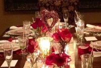 Most Inspiring Valentine’s Day Simple Table Decoration Ideas 36