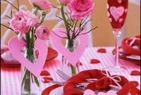 Most Inspiring Valentine’s Day Simple Table Decoration Ideas 49