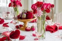 Perfect Valentine’s Day Romantic Dining Table Decor Ideas For Two People 49