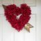 Pretty Valentines Day Wreath Ideas To Decorate Your Door 10