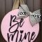 Pretty Valentines Day Wreath Ideas To Decorate Your Door 14