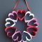 Pretty Valentines Day Wreath Ideas To Decorate Your Door 35