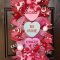 Pretty Valentines Day Wreath Ideas To Decorate Your Door 42
