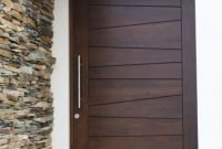 Artistic Wooden Door Design Ideas To Try Right Now 28