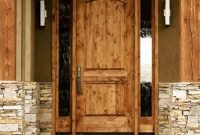Artistic Wooden Door Design Ideas To Try Right Now 42