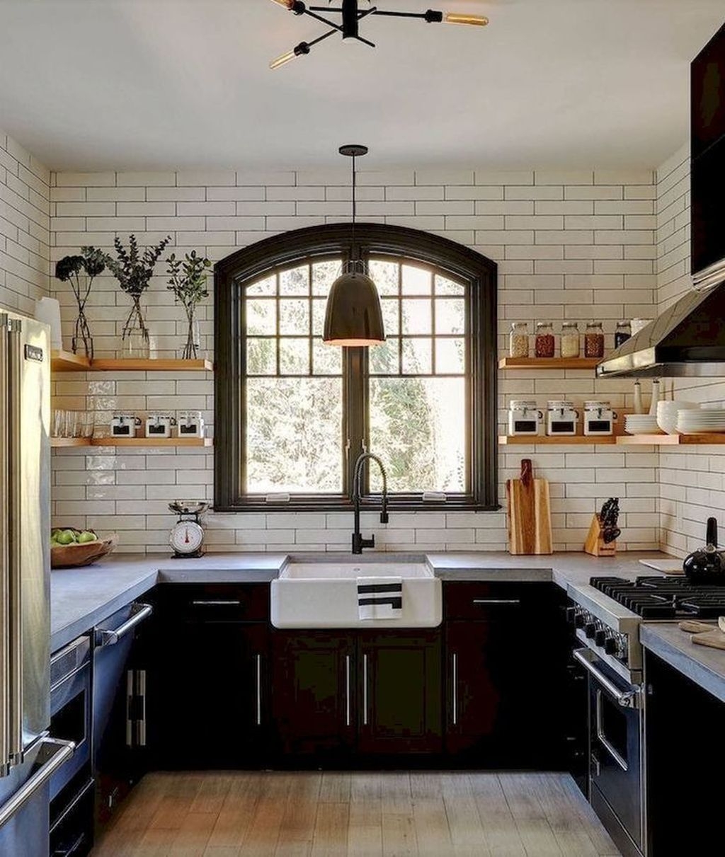 Delicate Black Kitchen Interior Design Ideas For Kitchen To Have Asap 08