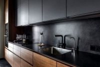 Delicate Black Kitchen Interior Design Ideas For Kitchen To Have Asap 12