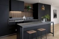 Delicate Black Kitchen Interior Design Ideas For Kitchen To Have Asap 13