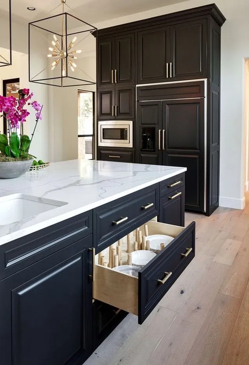 Delicate Black Kitchen Interior Design Ideas For Kitchen To Have Asap 25