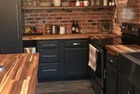 Delicate Black Kitchen Interior Design Ideas For Kitchen To Have Asap 28