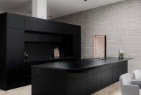Delicate Black Kitchen Interior Design Ideas For Kitchen To Have Asap 29