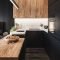 Delicate Black Kitchen Interior Design Ideas For Kitchen To Have Asap 30