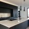 Delicate Black Kitchen Interior Design Ideas For Kitchen To Have Asap 42