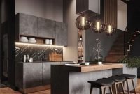 Delicate Black Kitchen Interior Design Ideas For Kitchen To Have Asap 45