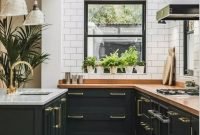Delicate Black Kitchen Interior Design Ideas For Kitchen To Have Asap 46