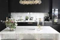 Delicate Black Kitchen Interior Design Ideas For Kitchen To Have Asap 48