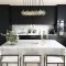 Delicate Black Kitchen Interior Design Ideas For Kitchen To Have Asap 48