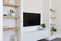 Easy And Simple Shelves Decoration Ideas For Living Room Storage 46