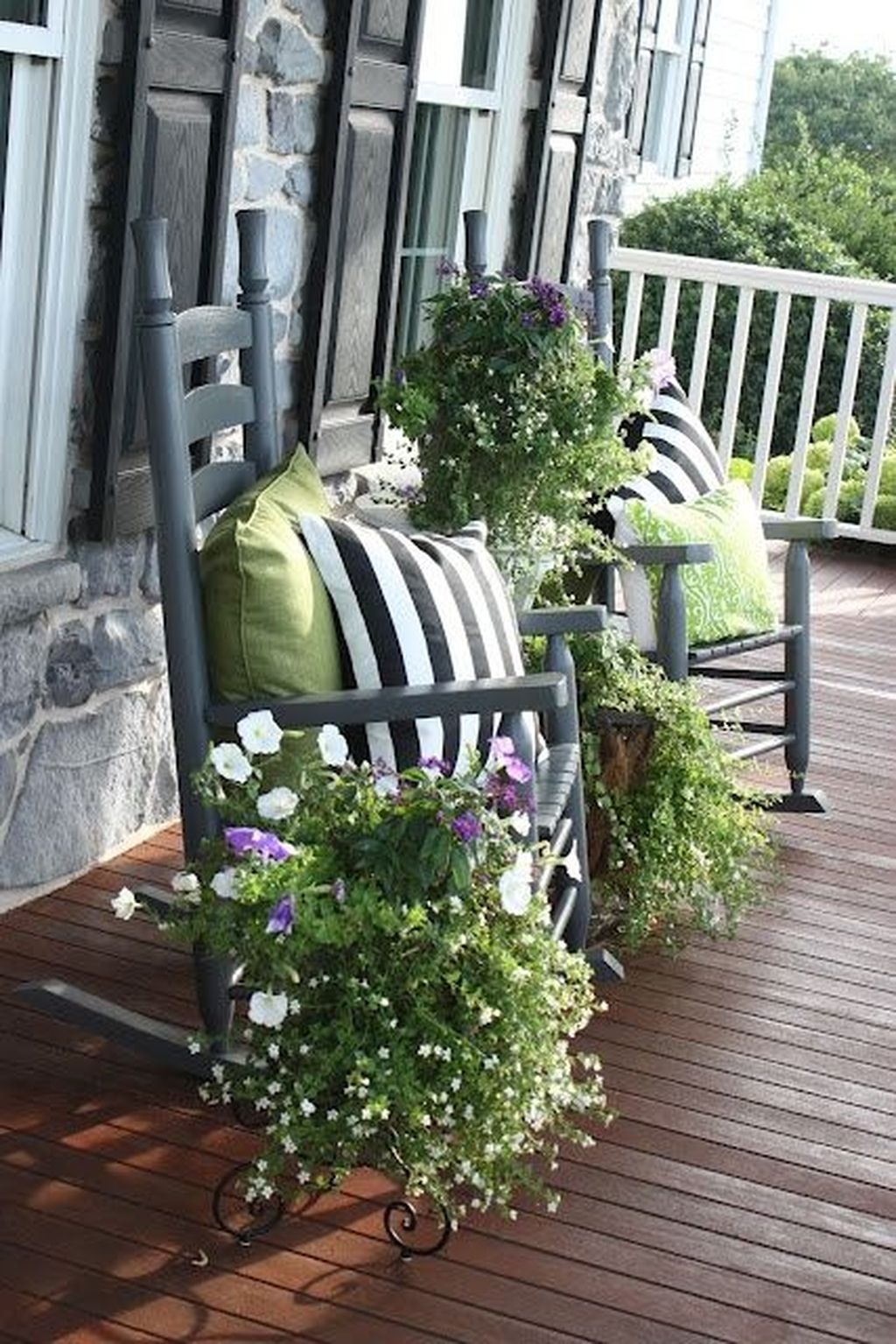 Elegant Chair Decoration Ideas For Spring Porch 07
