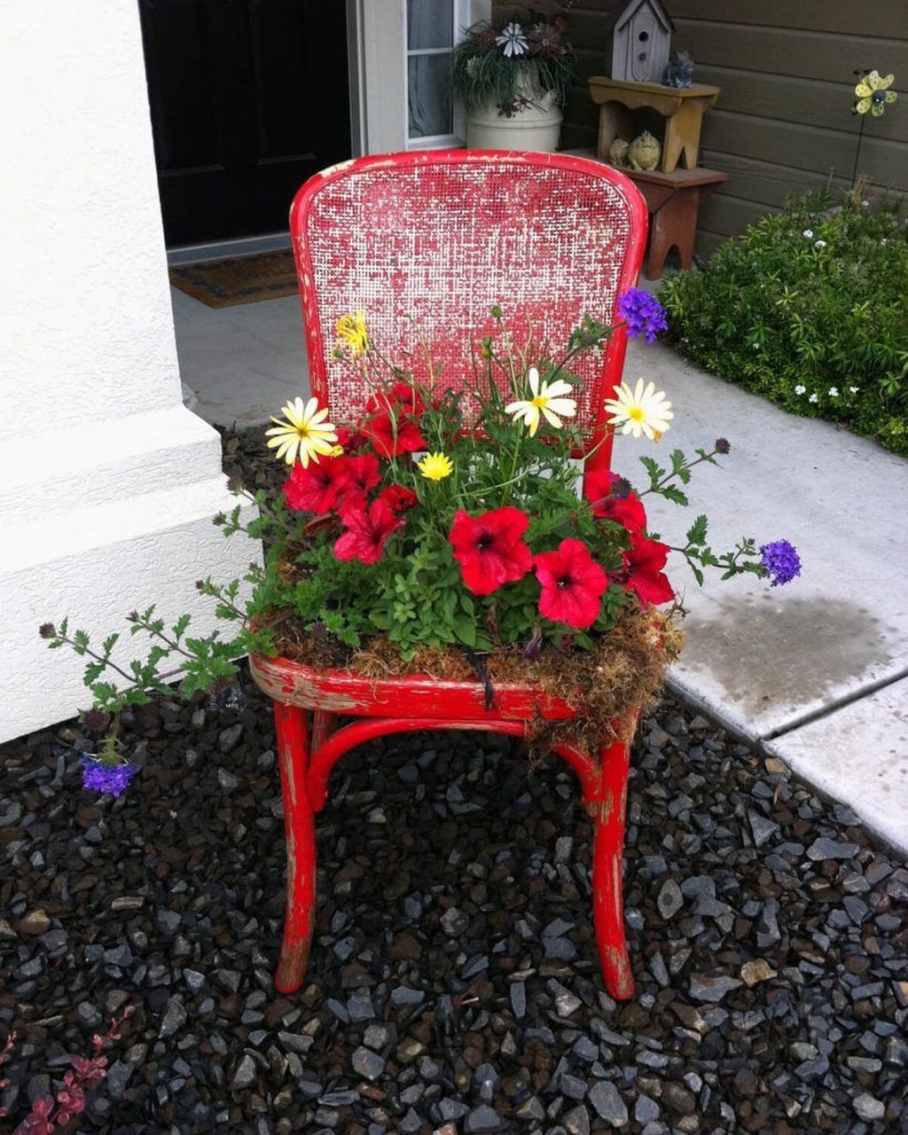 Elegant Chair Decoration Ideas For Spring Porch 23