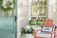 Elegant Chair Decoration Ideas For Spring Porch 38