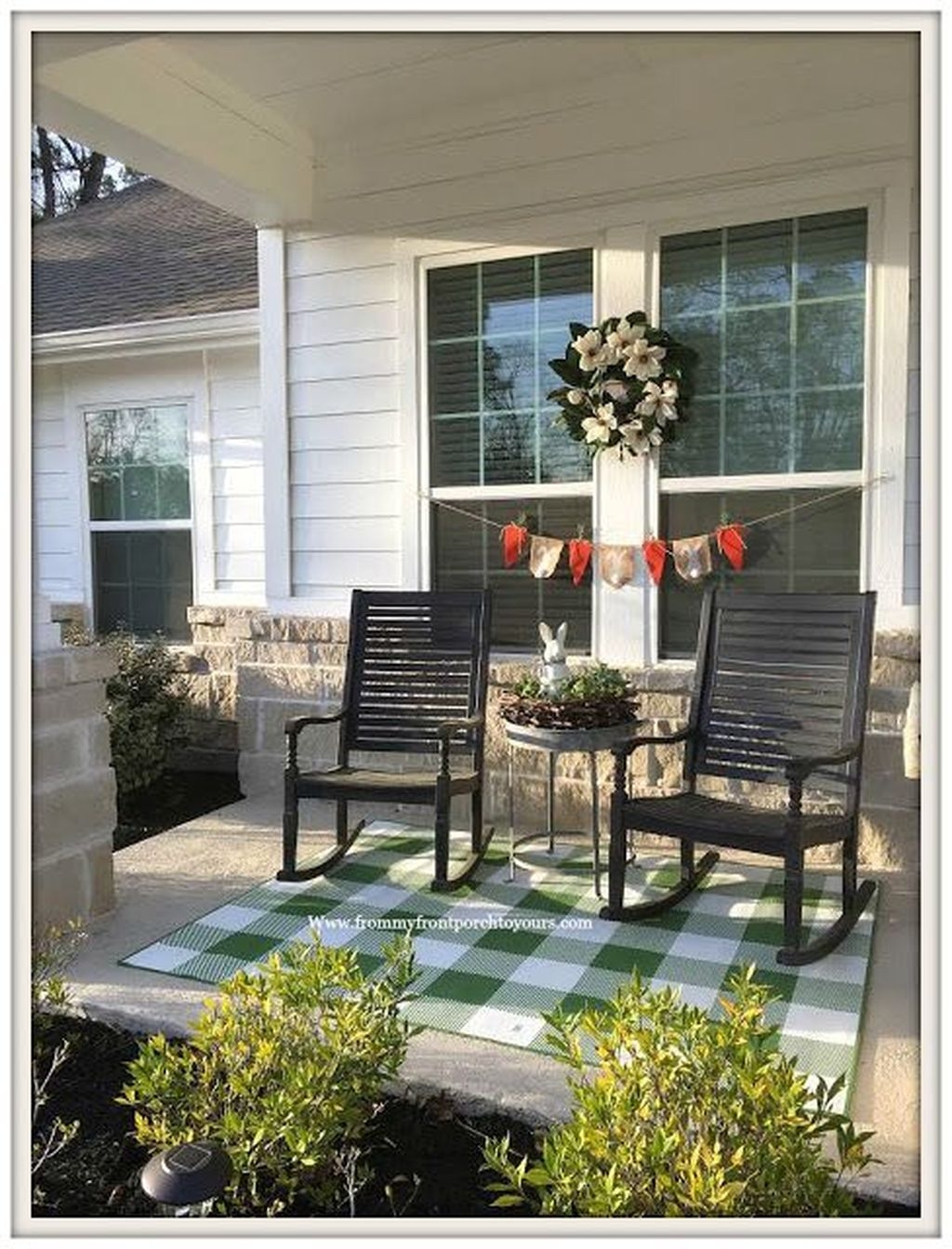 Elegant Chair Decoration Ideas For Spring Porch 42
