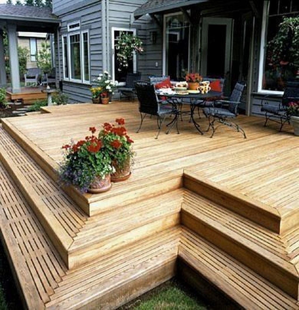 Fantastic Wood Terrace Design Ideas That You Can Try In This Spring 40