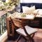 Fascinating Small Balcony Ideas With Relax Seating Area 01