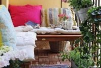 Fascinating Small Balcony Ideas With Relax Seating Area 14