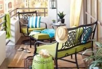 Fascinating Small Balcony Ideas With Relax Seating Area 19